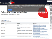 Tablet Screenshot of cumbernauld-media.com